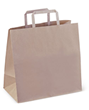 Twist Handle Paper Bag Large - Brown, 320mm x 175mm x 340mm, 120GSM, 250 Bags/Pack